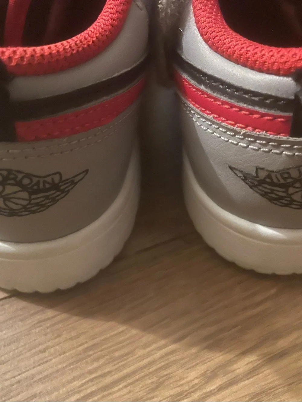 Jordan Kids Sneakers in Black, Gray & Red